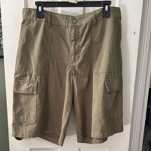 Women’s Olive Cargo Shorts